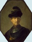 Rembrandt van rijn Old Soldier USA oil painting artist